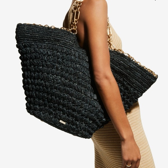 Cult Gaia Samira Straw Tote - Picture 9 of 12